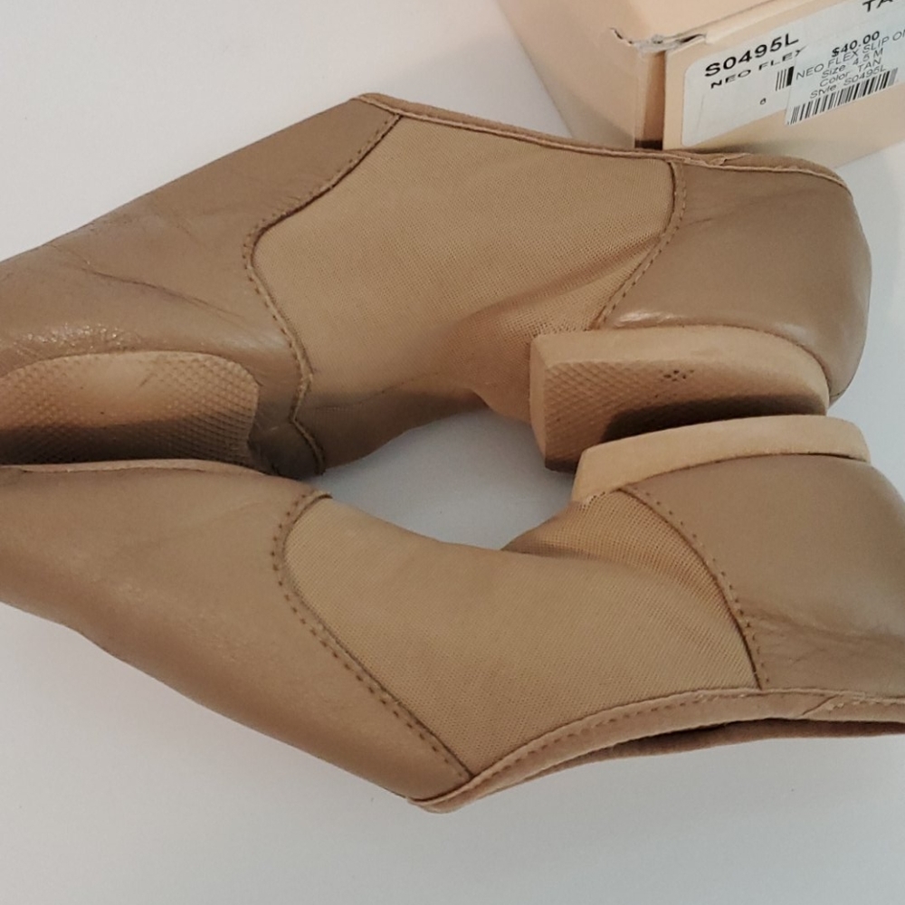 Bloch Neo Flex Slip On Shoes Tan - Picture 7 of 16
